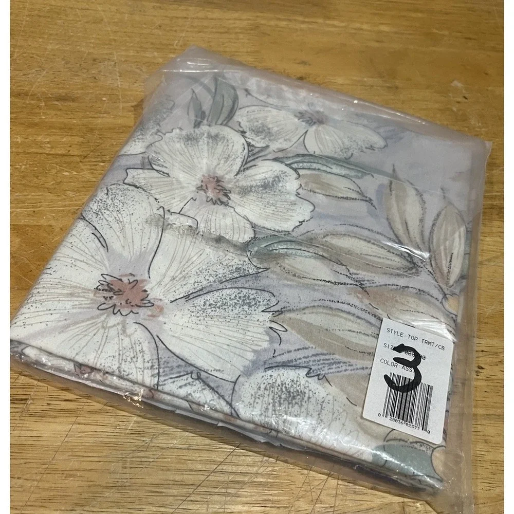 Vtg Floral Home Curtain Co.‎ Straight Valance 90x14